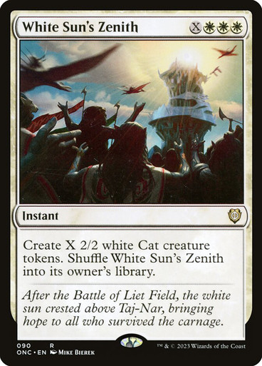 White Sun's Zenith Phyrexia: All Will Be One Commander
