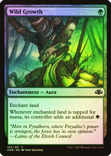 WildGrowth__19962 Wild Growth Dominaria Remastered Foil