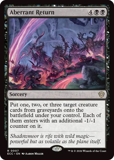 Aberrant Return Lorwyn Eclipsed Commander