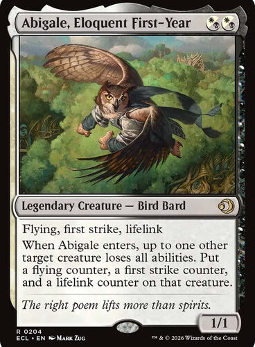 Abigale, Eloquent First-Year Lorwyn Eclipsed