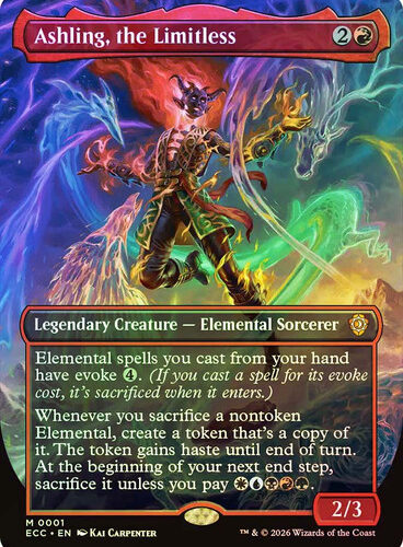 Ashling, the Limitless Lorwyn Eclipsed Commander Foil