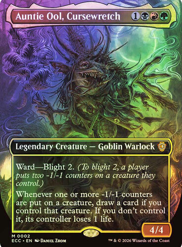 Auntie Ool, Cursewretch (Borderless) Lorwyn Eclipsed Commander