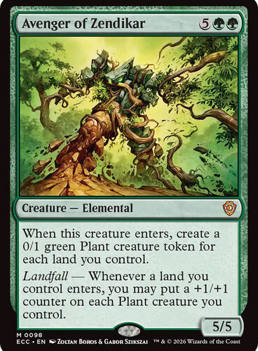 Avenger of Zendikar Lorwyn Eclipsed Commander
