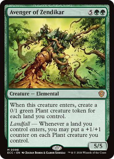 Avenger of Zendikar Lorwyn Eclipsed Commander