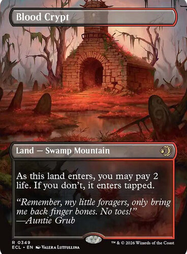 Blood Crypt (Borderless) (Reversible) Lorwyn Eclipsed Foil