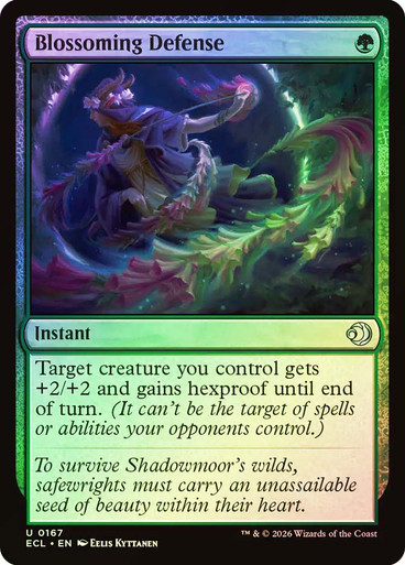 Blossoming Defense Lorwyn Eclipsed Foil