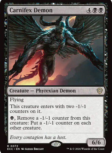 Carnifex Demon Lorwyn Eclipsed Commander
