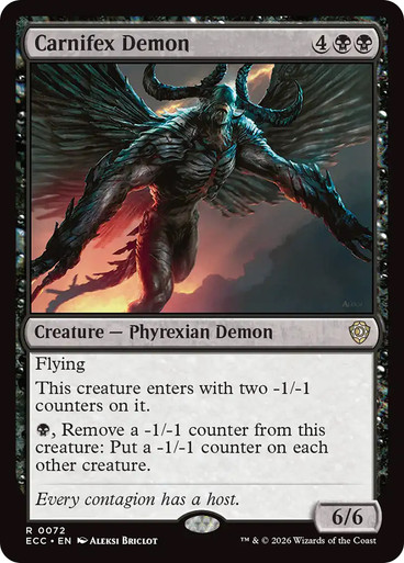 Carnifex Demon Lorwyn Eclipsed Commander