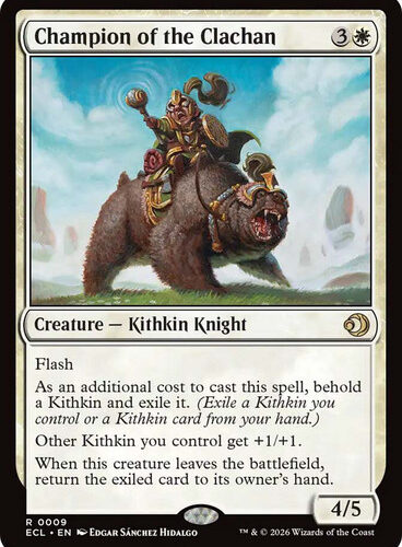 Champion of the Clachan Lorwyn Eclipsed