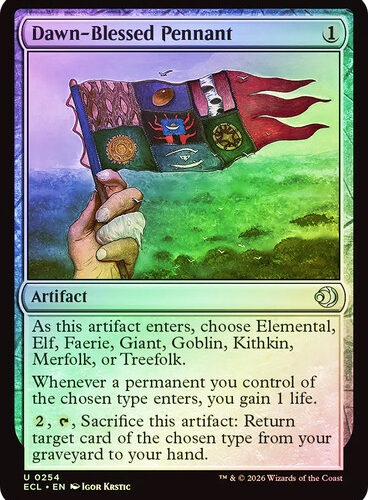 Dawn-Blessed Pennant Lorwyn Eclipsed Foil