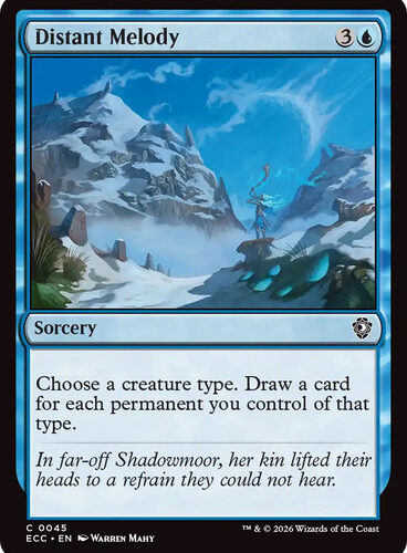 Distant Melody Lorwyn Eclipsed Commander