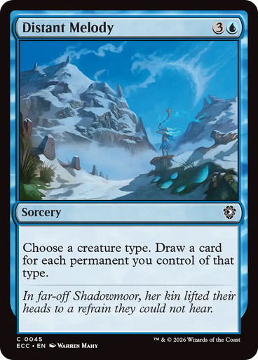 Distant Melody Lorwyn Eclipsed Commander