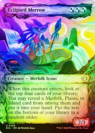 Eclipsed Merrow Lorwyn Eclipsed Foil