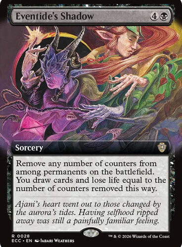 Eventide's Shadow Lorwyn Eclipsed Commander