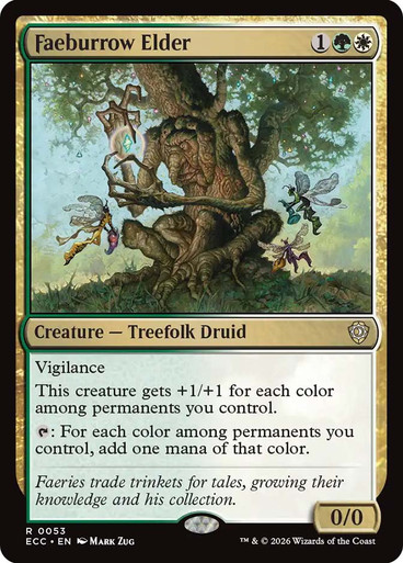 Faeburrow Elder Lorwyn Eclipsed Commander