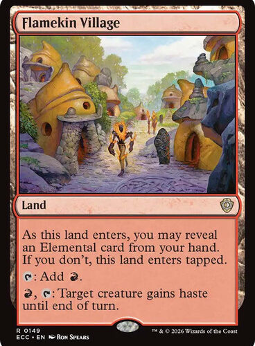 Flamekin Village Lorwyn Eclipsed Commander