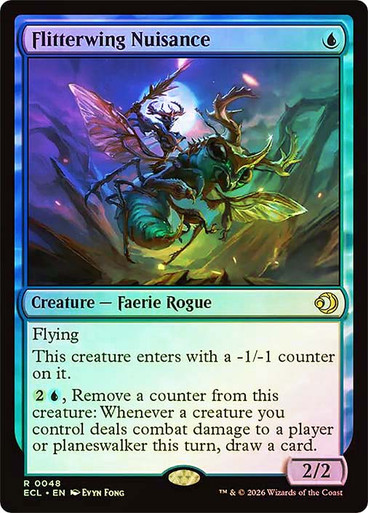 Flitterwing Nuisance Lorwyn Eclipsed Foil