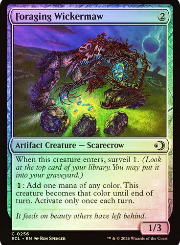 foraging-wickermaw-256__13968 Foraging Wickermaw Lorwyn Eclipsed Foil