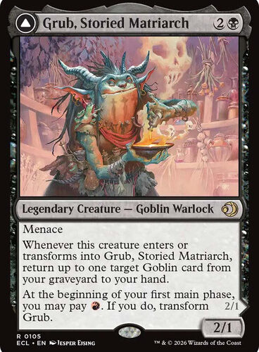 grub-storied-matriarch-105__35748 Grub, Storied Matriarch // Grub, Notorious Auntie Lorwyn Eclipsed