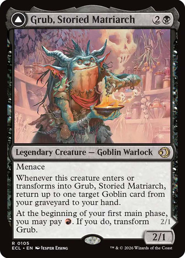 Grub, Storied Matriarch // Grub, Notorious Auntie Lorwyn Eclipsed
