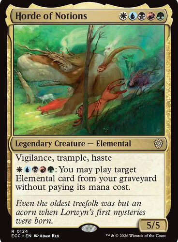 Horde of Notions Lorwyn Eclipsed Commander