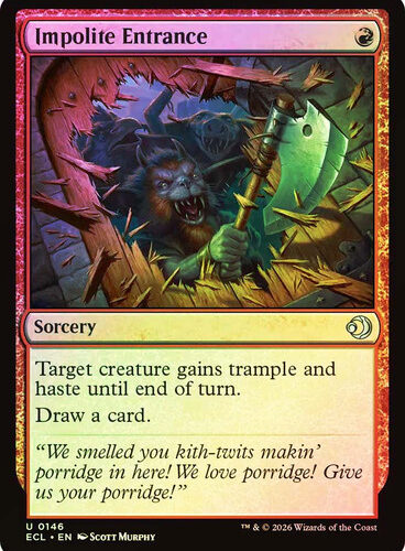 Impolite Entrance Lorwyn Eclipsed Foil