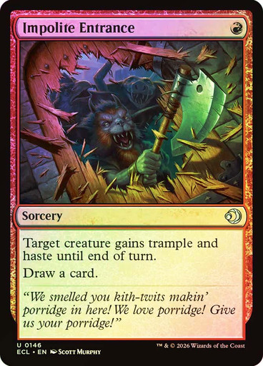 Impolite Entrance Lorwyn Eclipsed Foil
