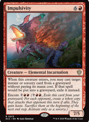 Impulsivity Lorwyn Eclipsed Commander