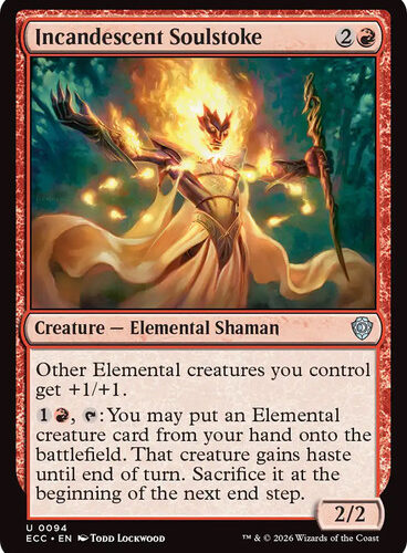 Incandescent Soulstoke Lorwyn Eclipsed Commander