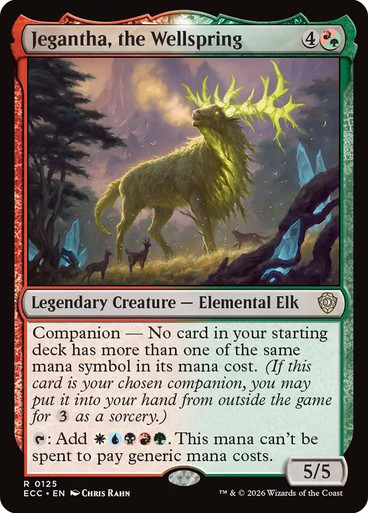 Jegantha, the Wellspring Lorwyn Eclipsed Commander