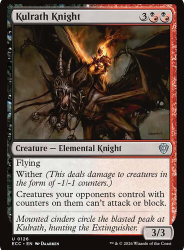 Kulrath Knight Lorwyn Eclipsed Commander