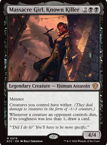 massacre-girl-known-killer-079__92616 Massacre Girl, Known Killer Lorwyn Eclipsed Commander