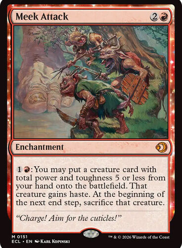 Meek Attack Lorwyn Eclipsed