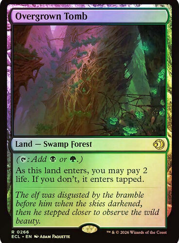 Overgrown Tomb Lorwyn Eclipsed Foil