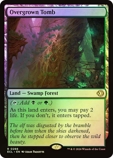 Overgrown Tomb Lorwyn Eclipsed Foil