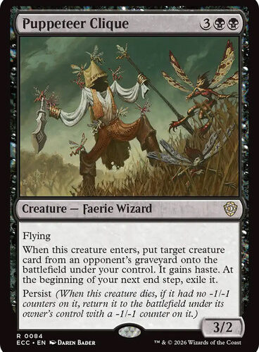 Puppeteer Clique Lorwyn Eclipsed Commander