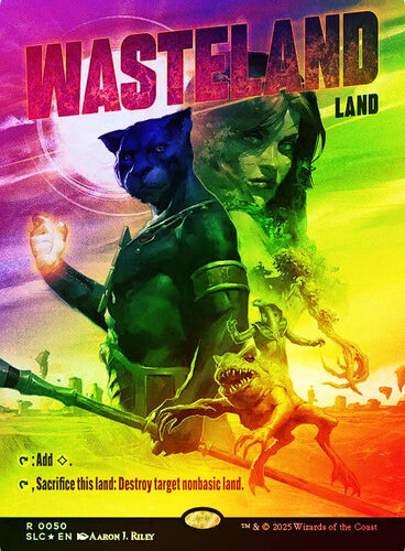 Wasteland (Secret Lair Countdown) (#050) (Borderless) Halo Foil