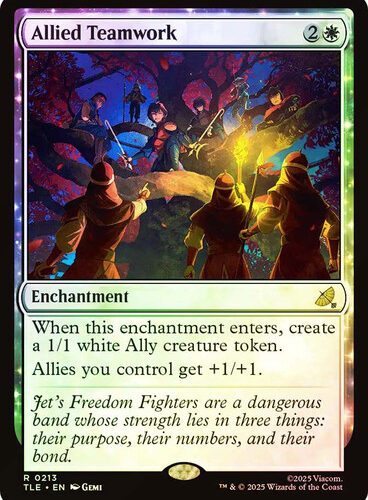 Allied Teamwork Avatar: The Last Airbender Eternal Foil