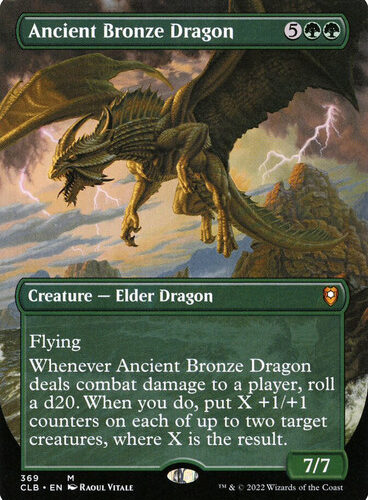 Ancient Bronze Dragon (#369) (Borderless) Commander Legends: Battle for Baldur's Gate