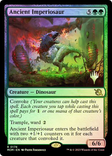 Ancient Imperiosaur March of the Machine Promo Foil