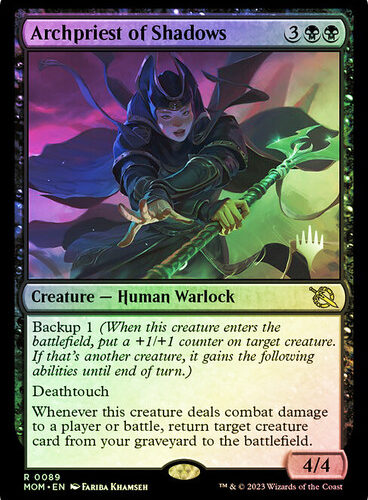 Archpriest of Shadows March of the Machine Promo Foil