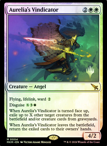 Aurelia's Vindicator Murders at Karlov Manor Promo Foil Version en Español