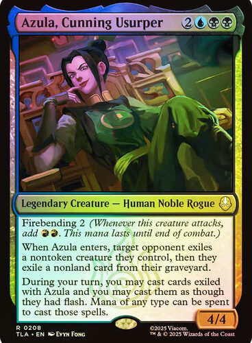 Azula, Cunning Usurper Avatar: The Last Airbender Foil