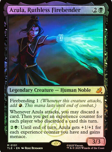 Azula, Ruthless Firebender Avatar: The Last Airbender Eternal Foil