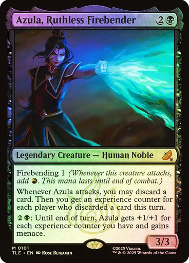 Azula, Ruthless Firebender Avatar: The Last Airbender Eternal Foil