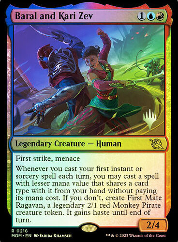 Baral and Kari Zev March of the Machine Promo Foil