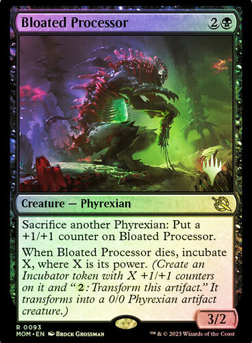 Bloated Processor March of the Machine Promo Foil