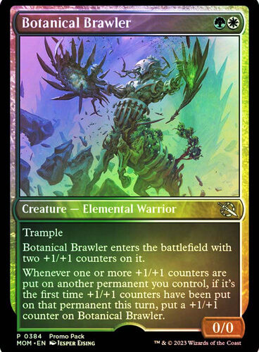 Botanical Brawler March of the Machine Promo Foil