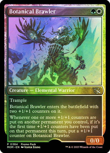 Botanical Brawler March of the Machine Promo Foil