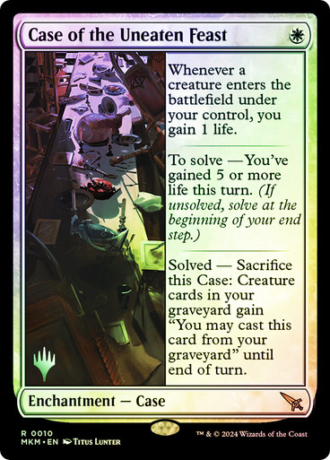 Case of the Uneaten Feast Murders at Karlov Manor Promo Foil Version en Español